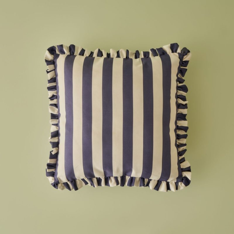 Line Cushion Cover Blue (43x43 cm)
