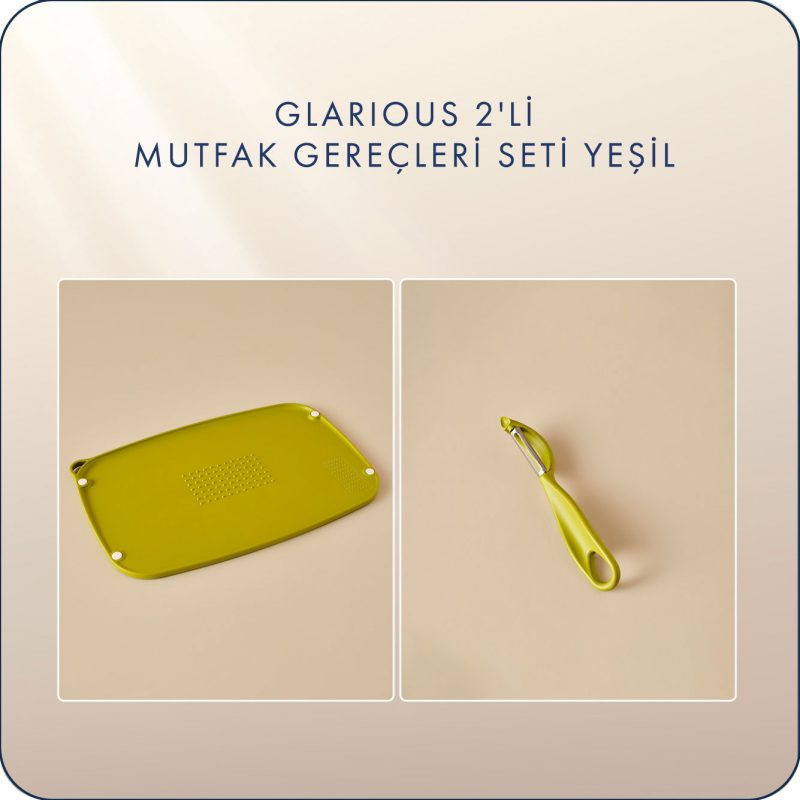 Glarious Kitchen Utensils Set of 2 Green