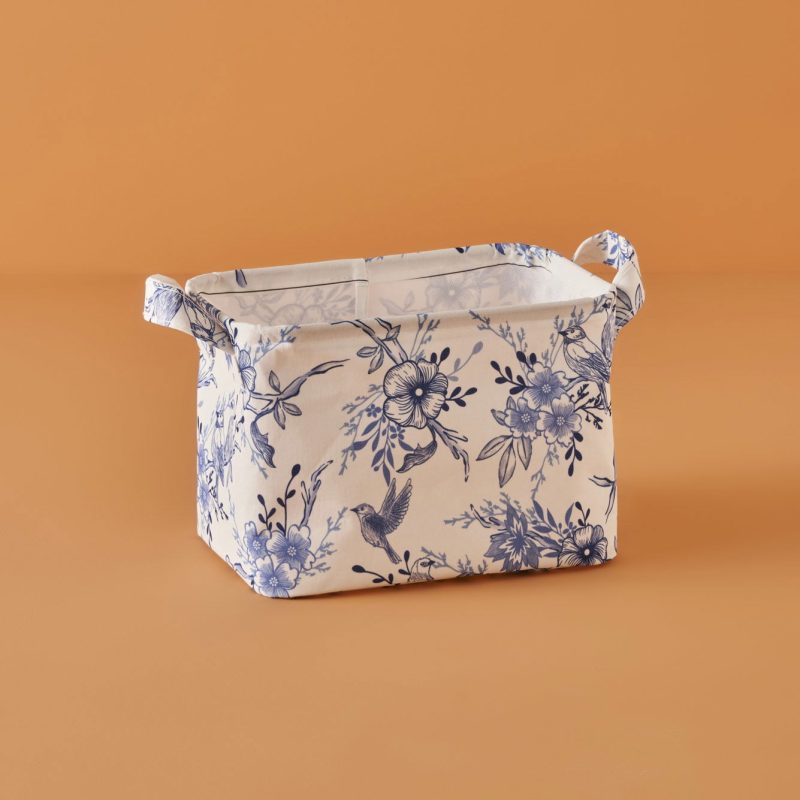 Bleu Blanc 2-Piece Laundry Basket Set - Image 3