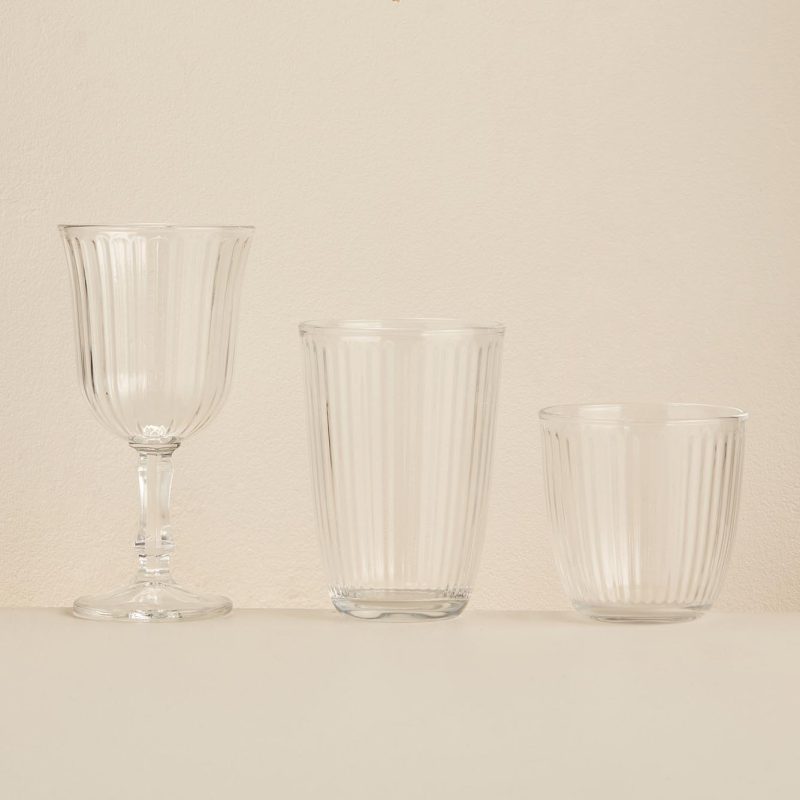 Line Glass Set of 36 Natural - Image 2