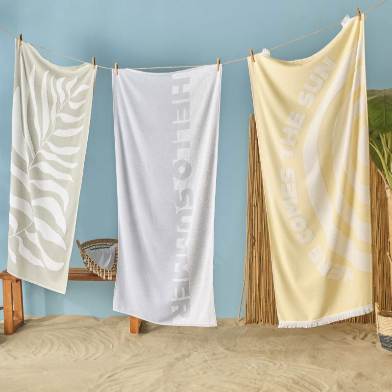 Hello Summer Beach Towel - Image 2