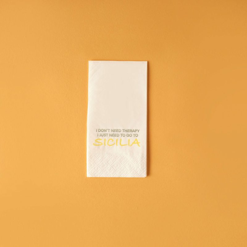 Sicilia 100 Pack Napkins White (33x33 cm) - Image 2