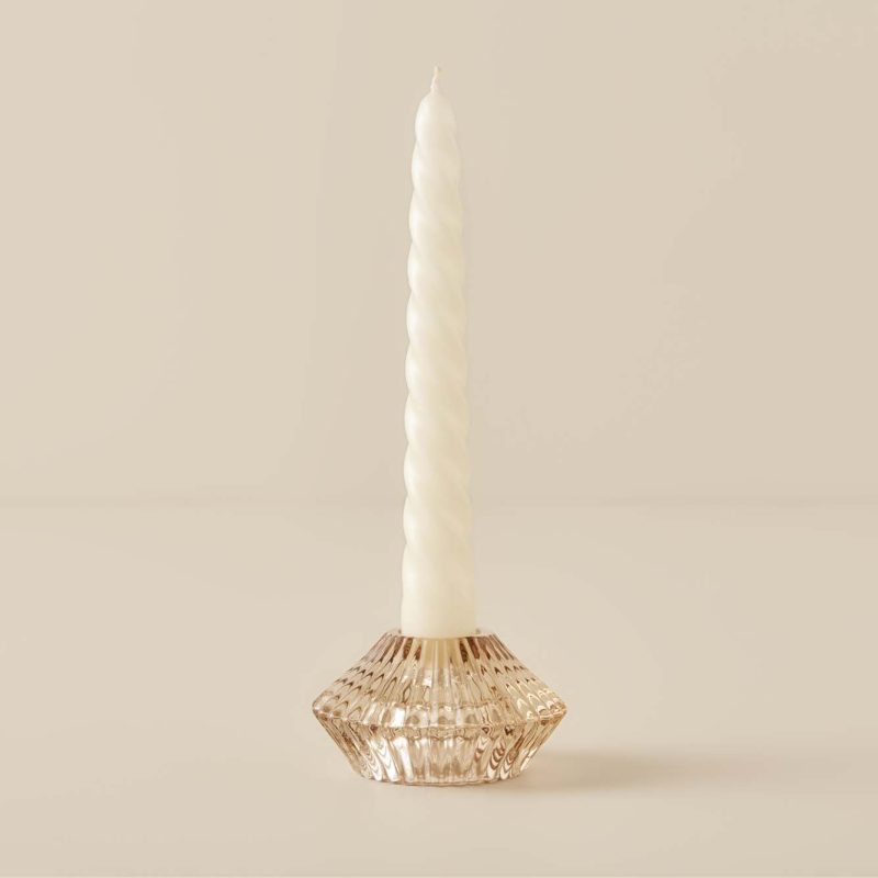 Loe Candle Holder Natural (8x8x12 cm) - Image 3