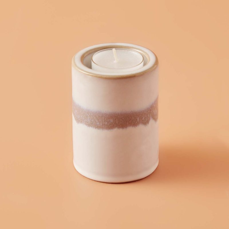 Louise Candle Holder Light Gray - Image 2