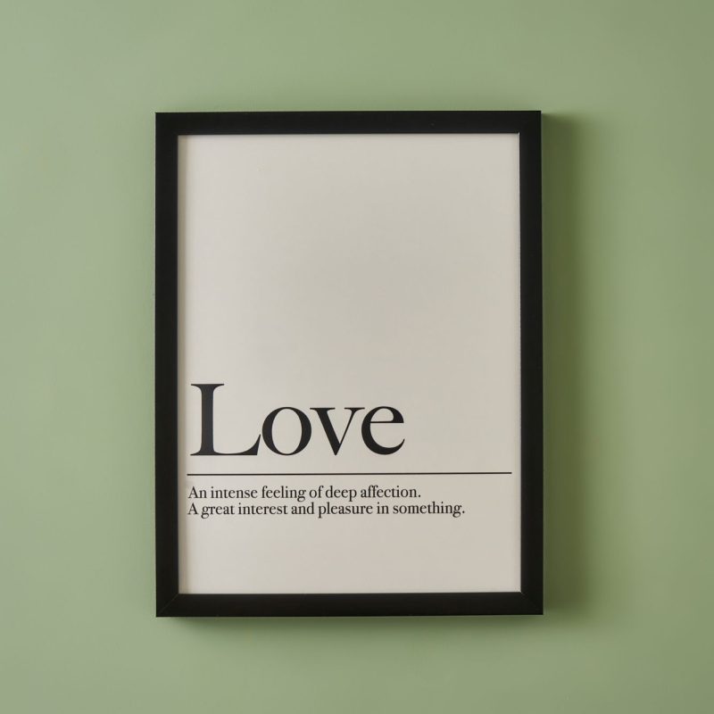 Home Love Framed Painting 30x40 cm Set of 2 - Image 3