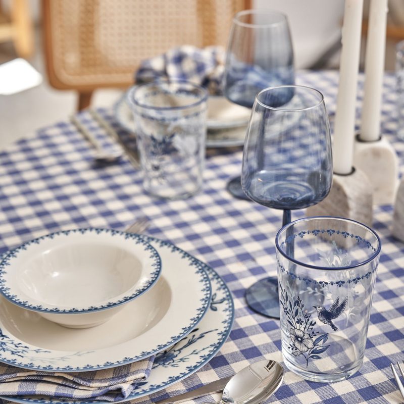 Bleu Blanc 50 Piece Table Set - Image 6