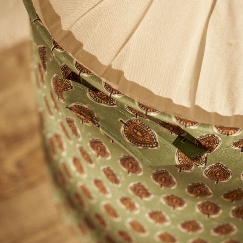 Indian 2-Piece Laundry Basket Set - Image 3