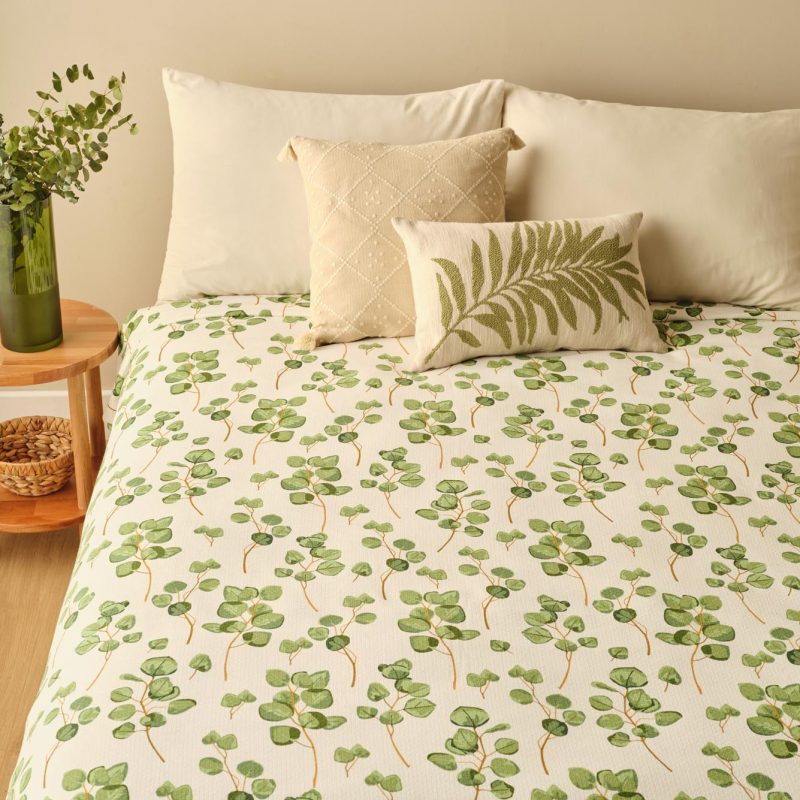 Ocaliptus Single Size Summer Blanket Green (150x220 cm) - Image 2