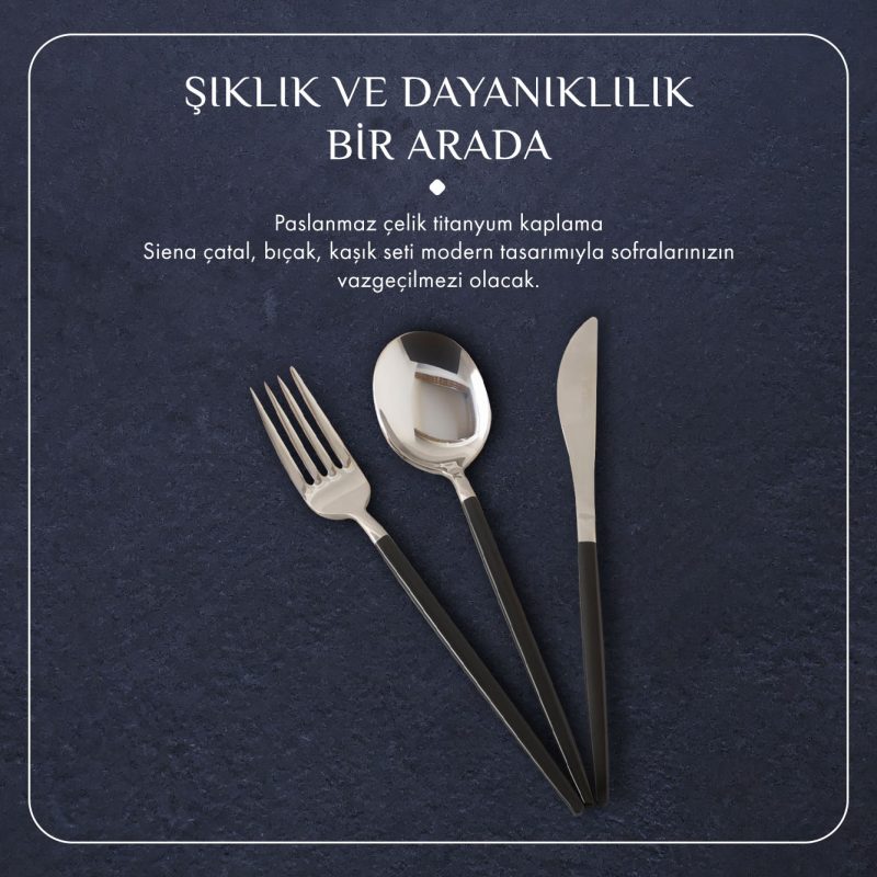 Siena 18 Piece Cutlery Set - Image 2