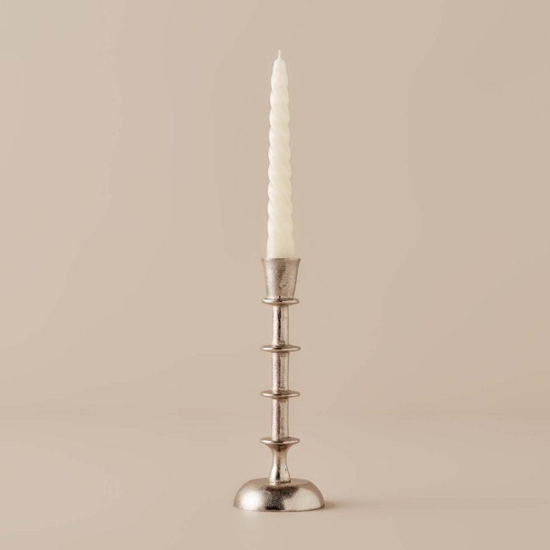 Brick Candlestick Silver(6x20 cm) - Image 2