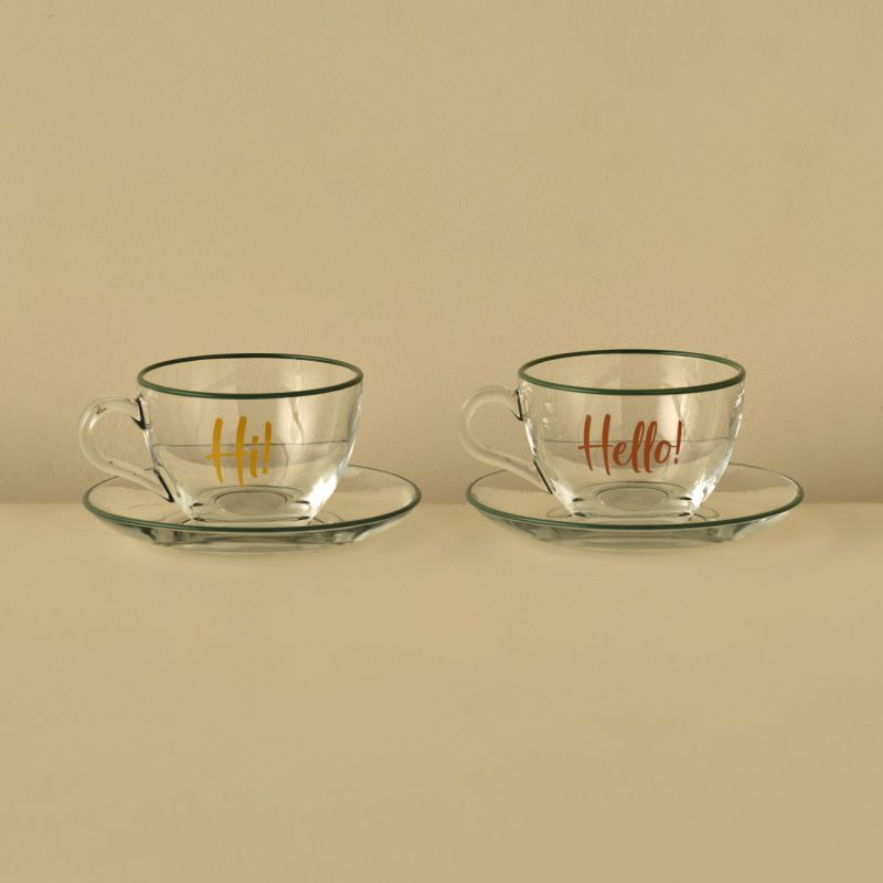 Hello Tea Cup Set of 2 (240 cc) - Image 2