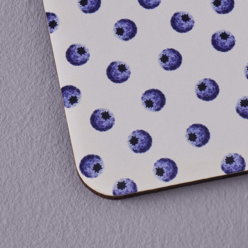Blueberry Coester Set of 6 Purple (10x10 cm) - Image 3
