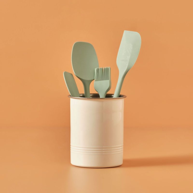 Vave Steel Cutlery Holder White (11x13,2 cm) - Image 2