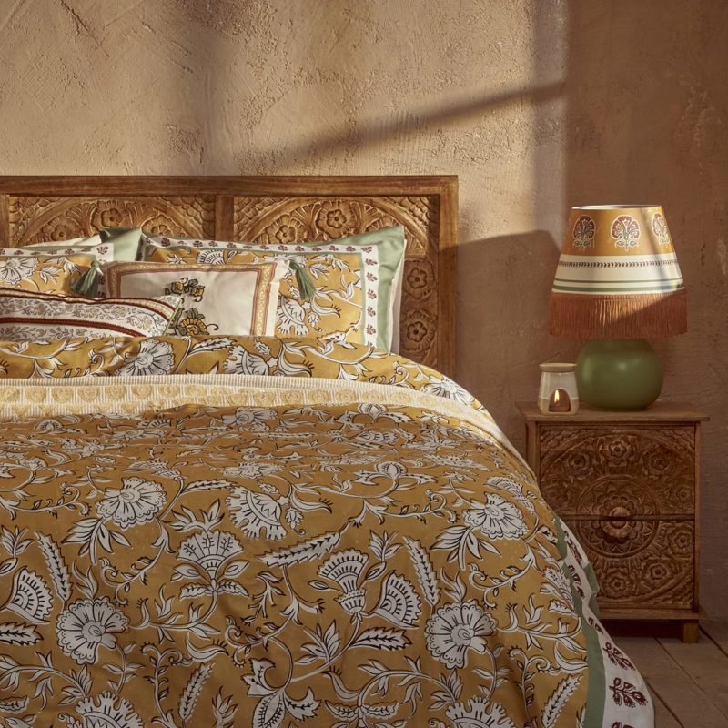 100% Cotton Satin Indian Single Duvet Cover Set - Image 2