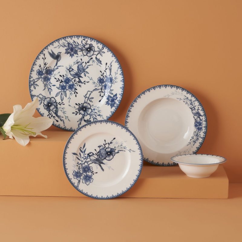 Bleu Blanc 50 Piece Table Set - Image 4