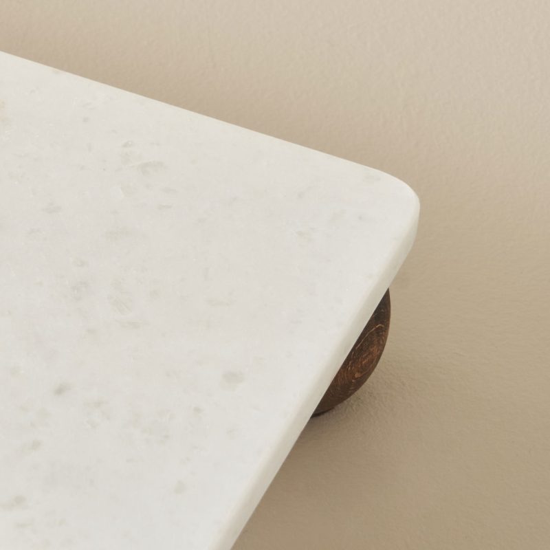 Olmo Marble Serving Stand 15x30 cm - Image 2