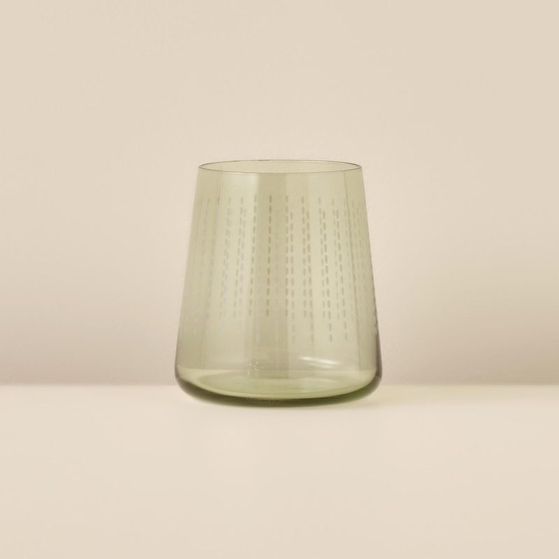 Point Glass-Wine Glass Set of 18 Green - Image 5