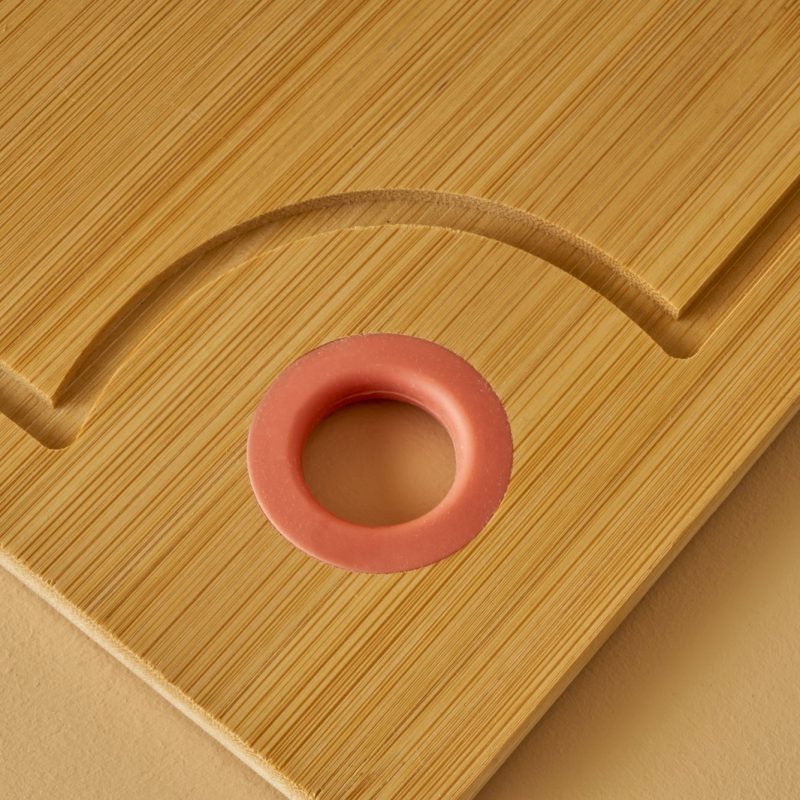 Ronna Bamboo Cutting Board Coral (36x23x1 cm) - Image 2