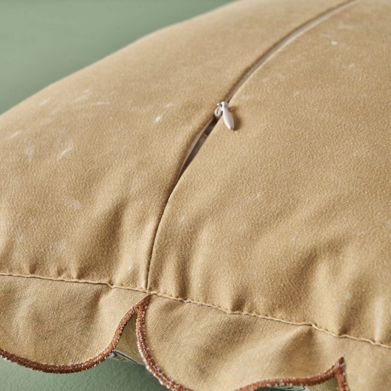 Indian Scallop Cushion Cover Very Clorful (35x50 cm ) - Image 3