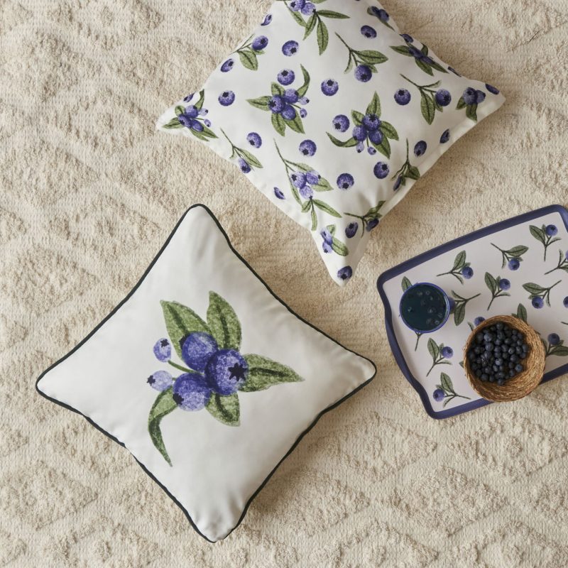 Blueberry Cushion Cover Blue (43x43 cm) - Image 3