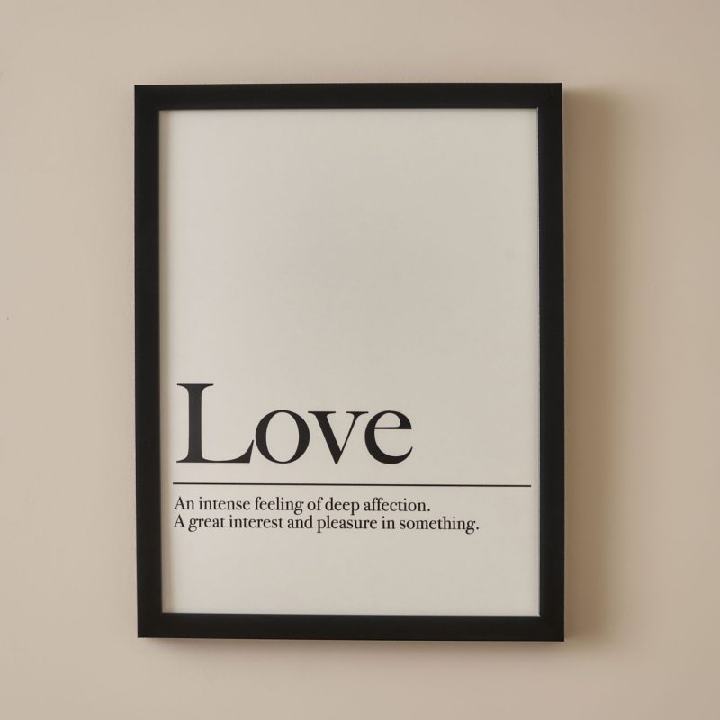 Home Love Framed Painting 21x30 cm Set of 2 - Image 3
