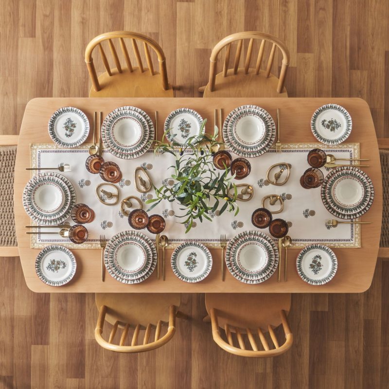 Indian 48 Piece Dinner Set - Image 2
