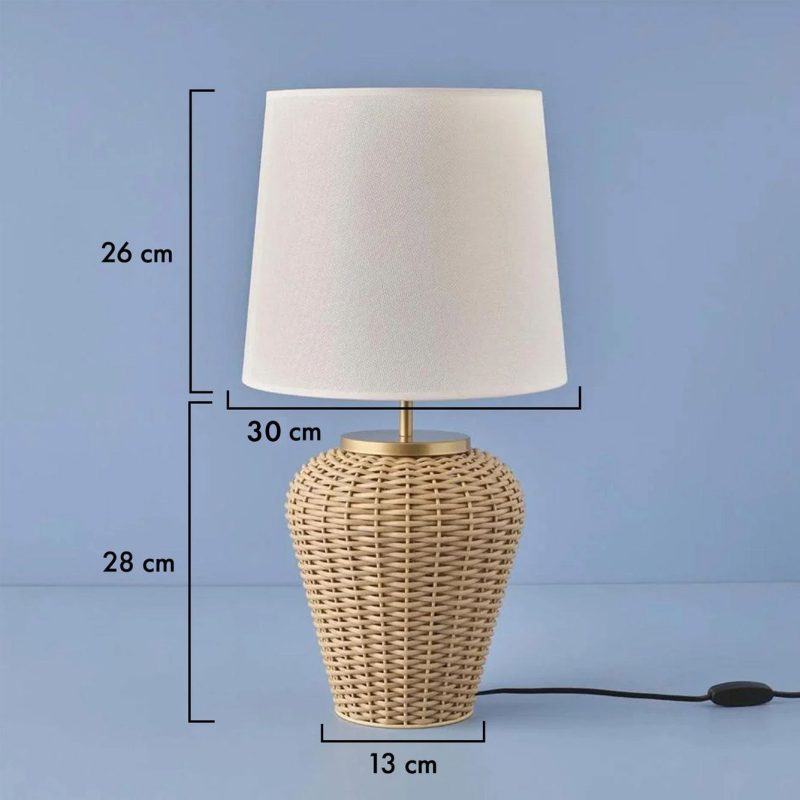 Kerris Rattan Lampshade (13x28 cm) - Image 7
