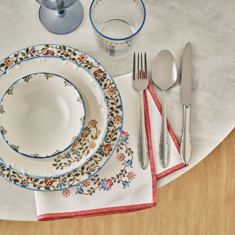 Vintage 18 Pieces For 6 People Dinner Cutlery Set Silver - Image 5
