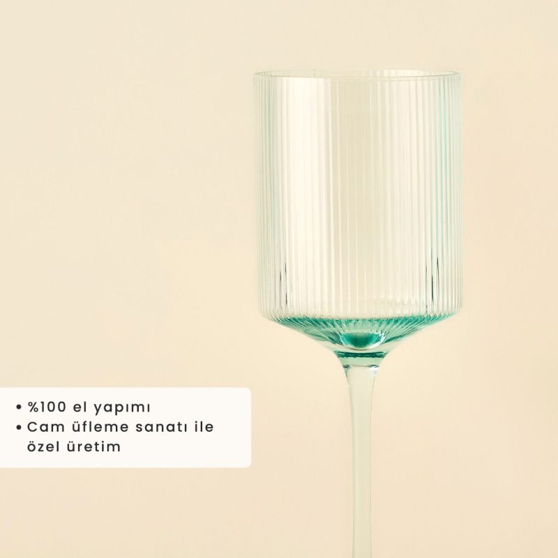 Stripe Wine Glass - Image 2