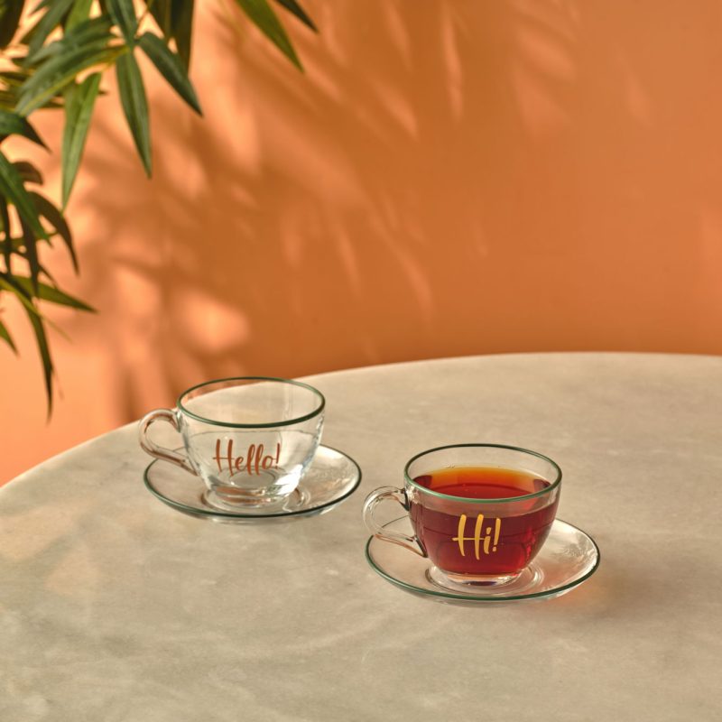 Hello Tea Cup Set of 2 (240 cc)