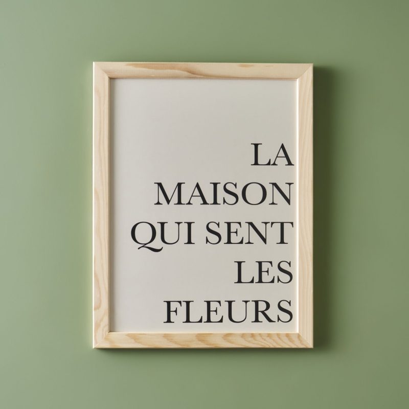 Maison Fleurie Framed Painting 21x30 cm Set of 2 - Image 3
