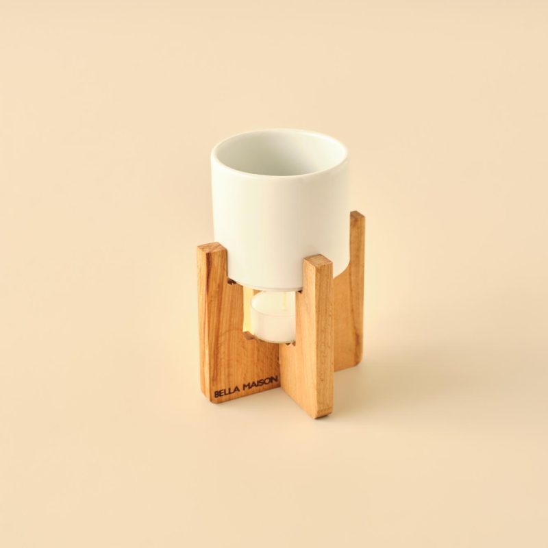 Person Wooden Stand Fondue Set - Image 2