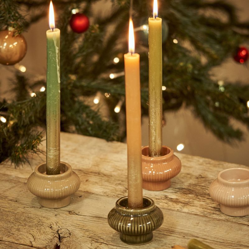 Clavel 2-Piece Candlestick Candle - Image 3