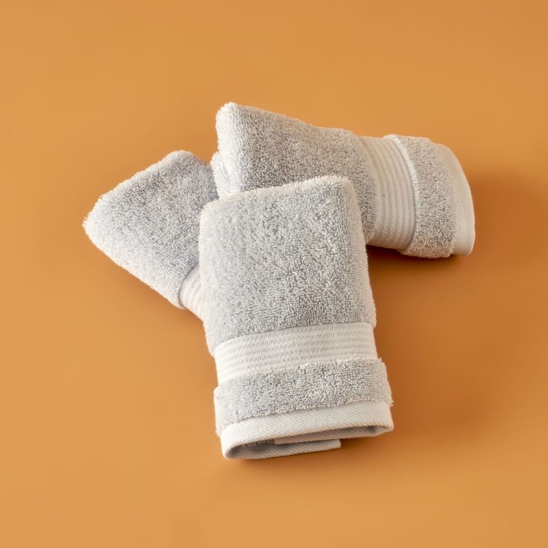 Premium Dorita 6 Piece Towel Set Light Blue - Image 2