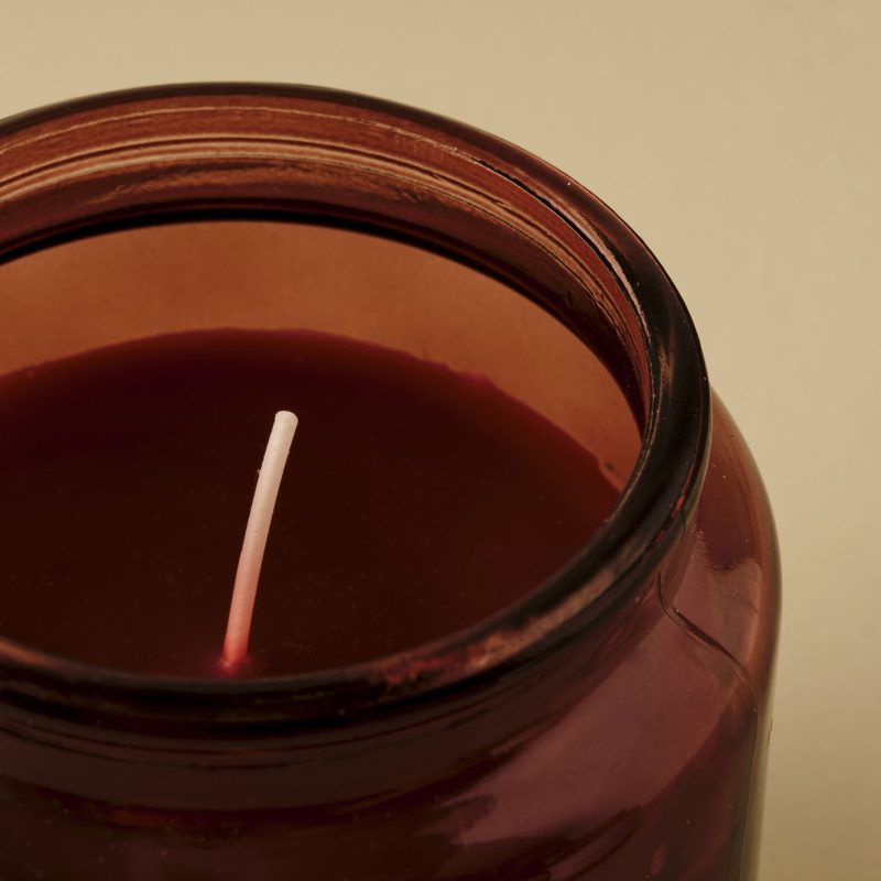 Fresh Linnen Jar Candle Purple (10x10x7,8 cm) - Image 2