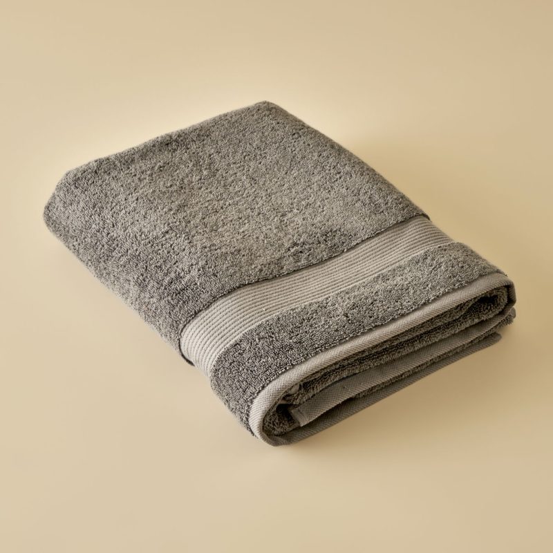 Premium Dorita 6 Piece Towel Set Dark Gray - Image 3