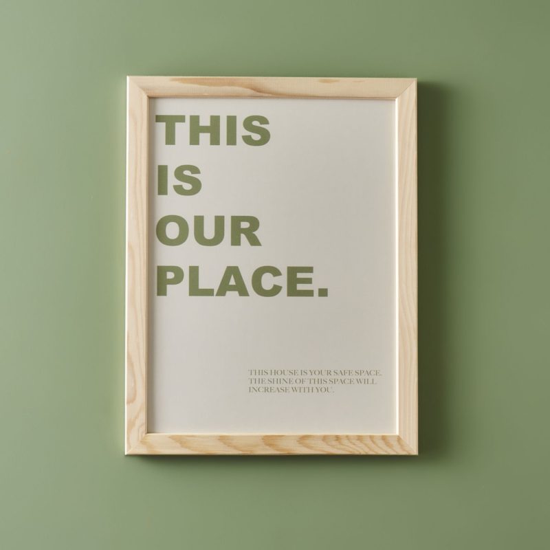 Our Place Framed Painting 30x40 cm Set of 2 - Image 2
