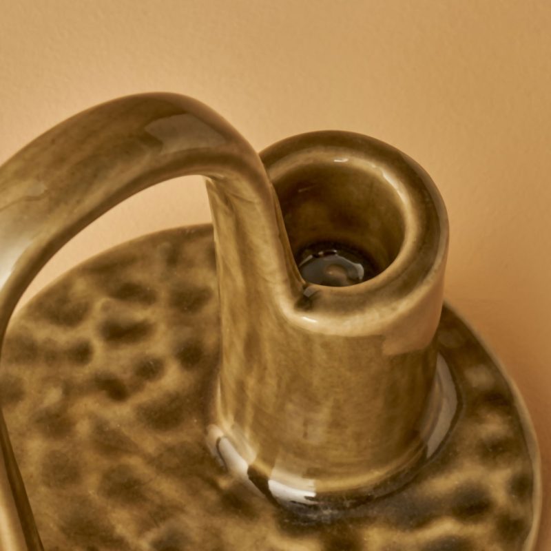 Costa Candle Holder Khaki - Image 2