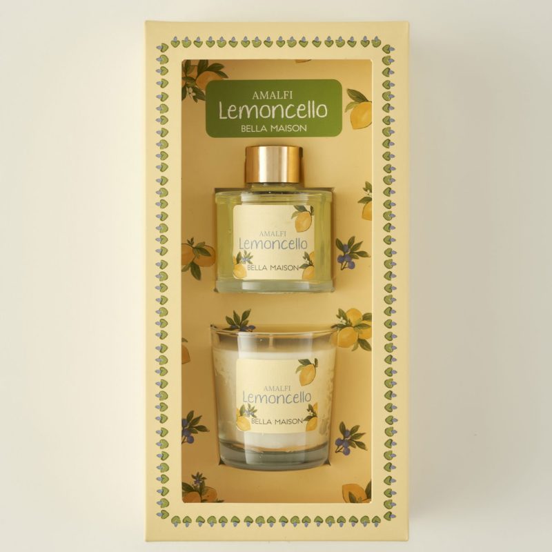 Limoncello Amalfi Air Freshener and Candle Gift Set