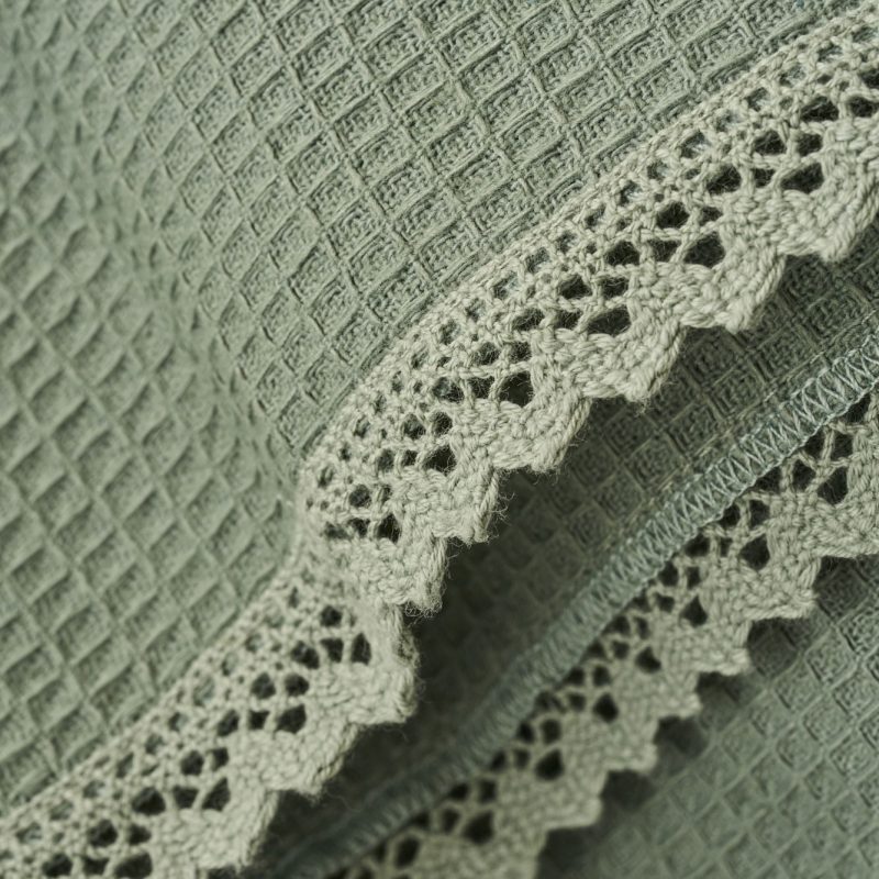 Feel Double Size Summer Blanket Green (200x220 cm) - Image 5