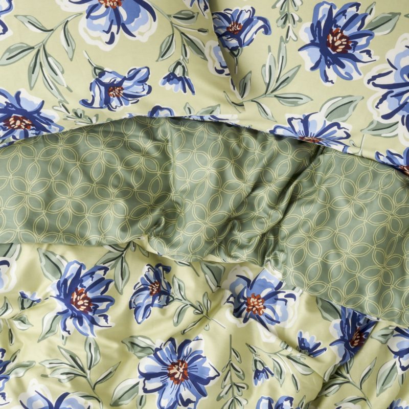Marlowe Double Duvet Cover Set Green (200x220 cm) - Image 2