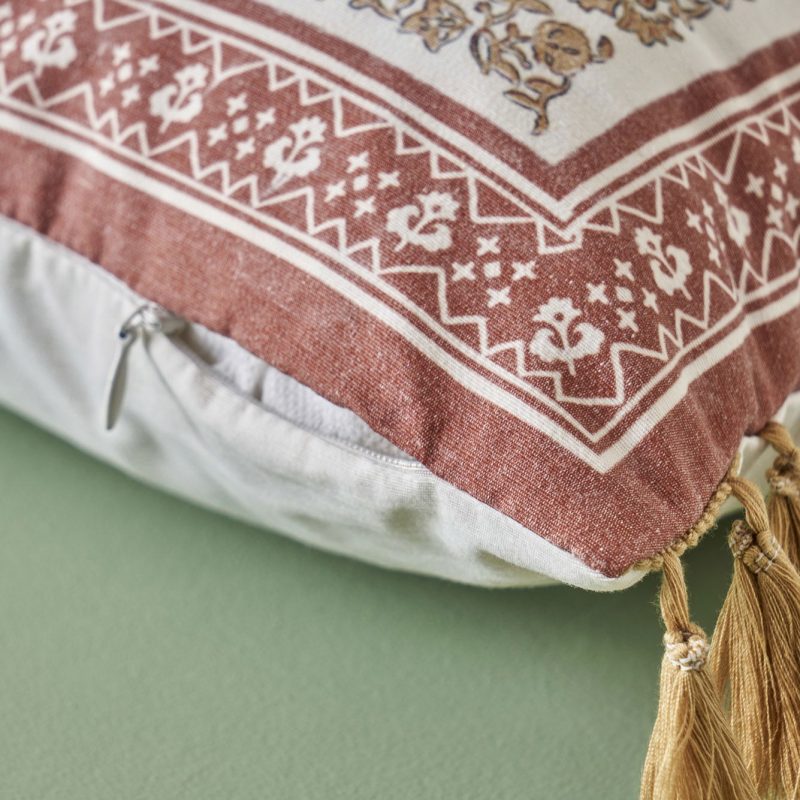 Indian Beauty Boncuklu Cushion Cover Very Clorful (45x45 cm) - Image 3