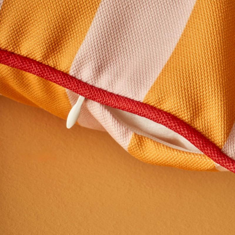 Line Cushion Cover Orange (35x50 cm) - Image 3