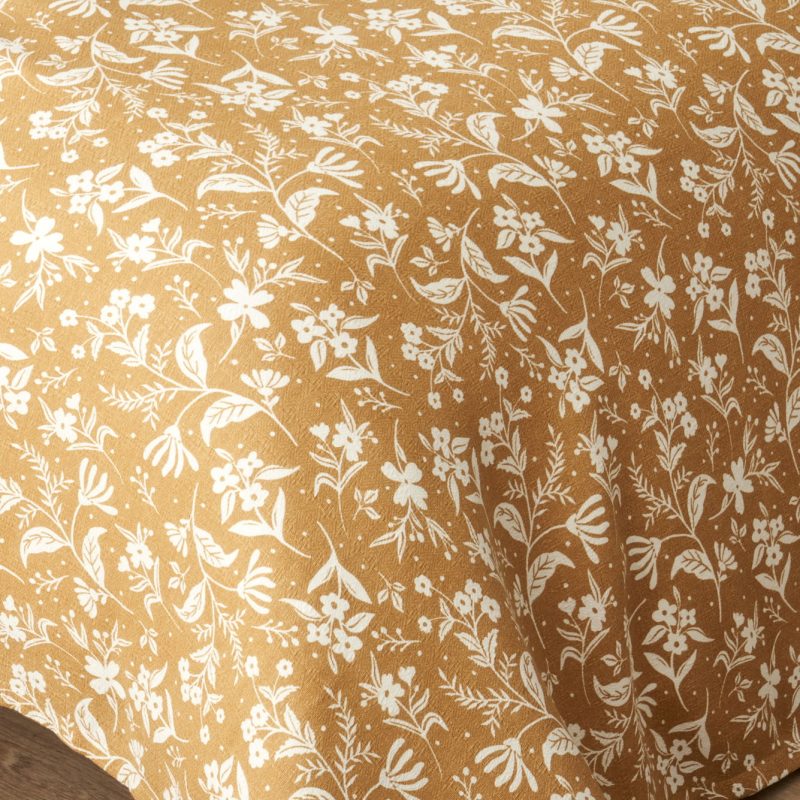 Heather  Double Size Summer Blanket Msutard (200x220 cm) - Image 4