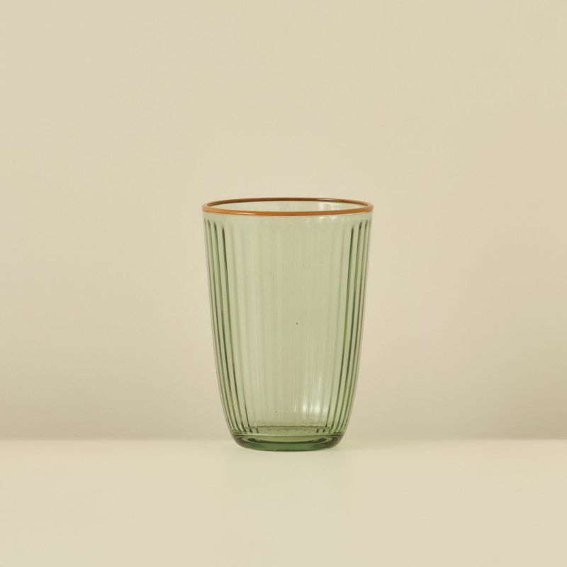 Line Soft Drink Glass Green (395 cc)