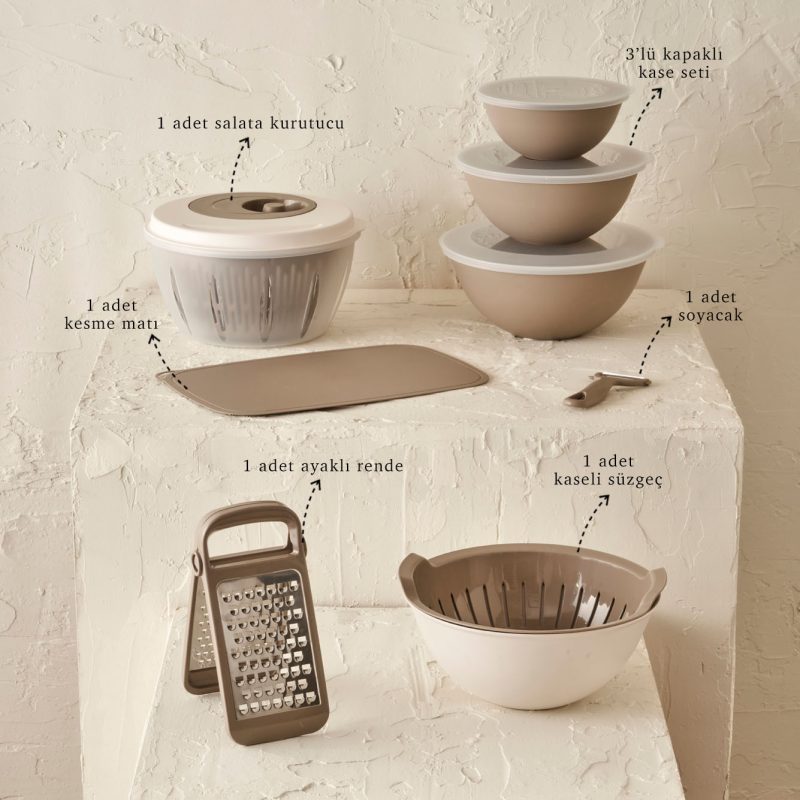 Linda Kitchen Set Beige