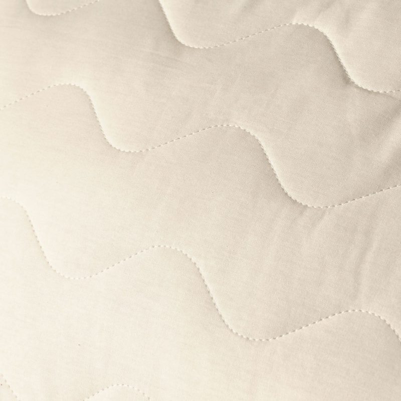 Quilted Microfiber Pillow Mat White (50x70 cm) - Image 2
