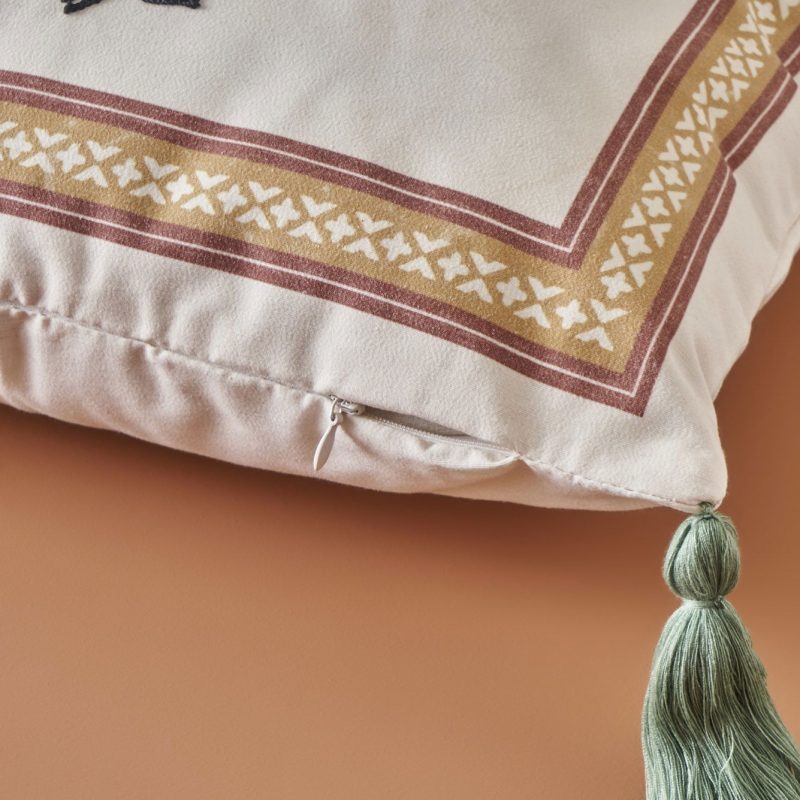 Indian Dream Embroidered Cushion Cover Very Clorful (45x45 cm) - Image 2