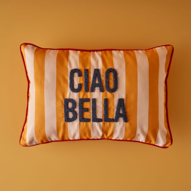 Line Cushion Cover Orange (35x50 cm)
