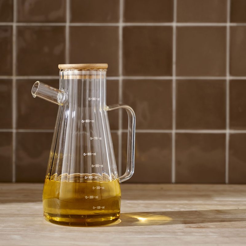 Alice Oil Bottle with Bamboo Lid 1000 cc - Image 6